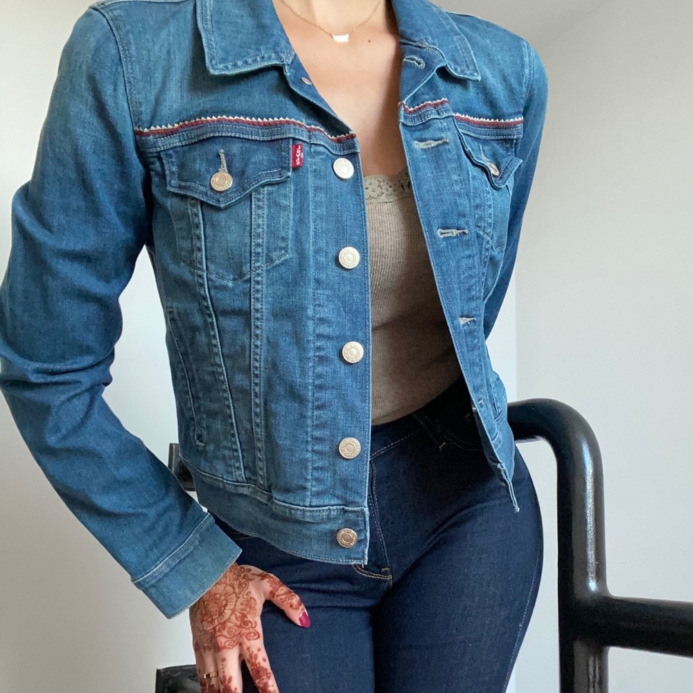 Levi’s Embroidered Classic Jean Jacket
